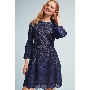 Eliza J Blue Lace Dress
